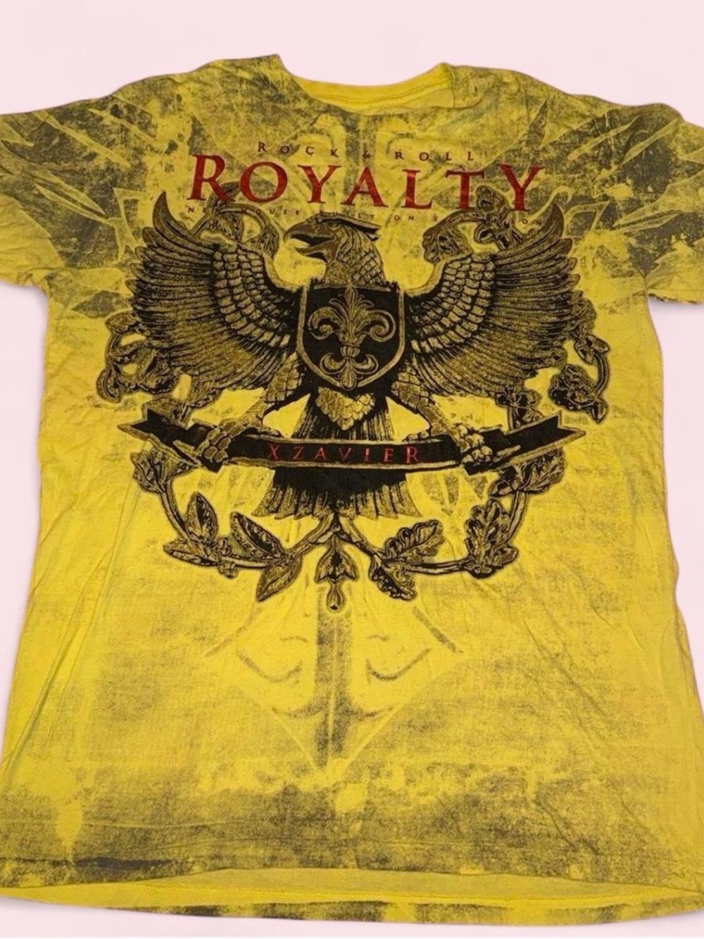 Vintage  Xzavier "Rock & Roll Royalty" graphic t-shirt.